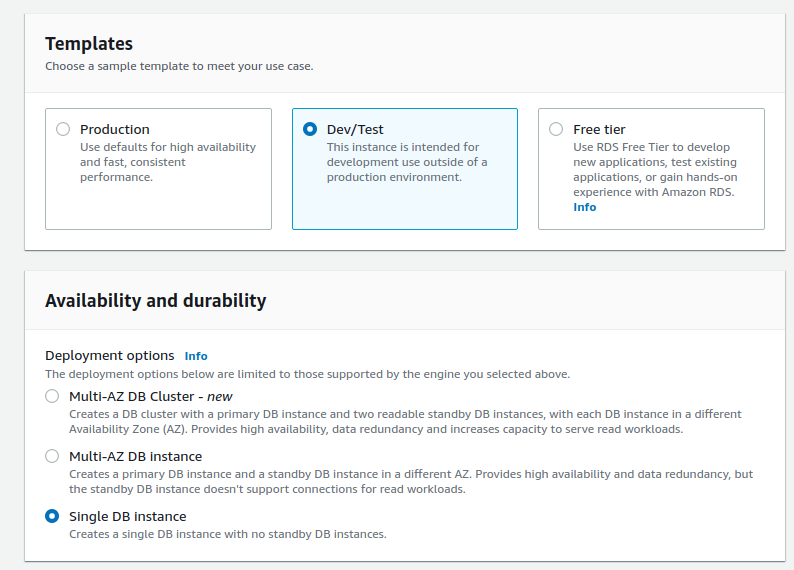 Amazon Web Service for PostgreSQL