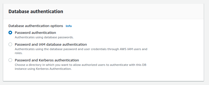Amazon Web Service for PostgreSQL