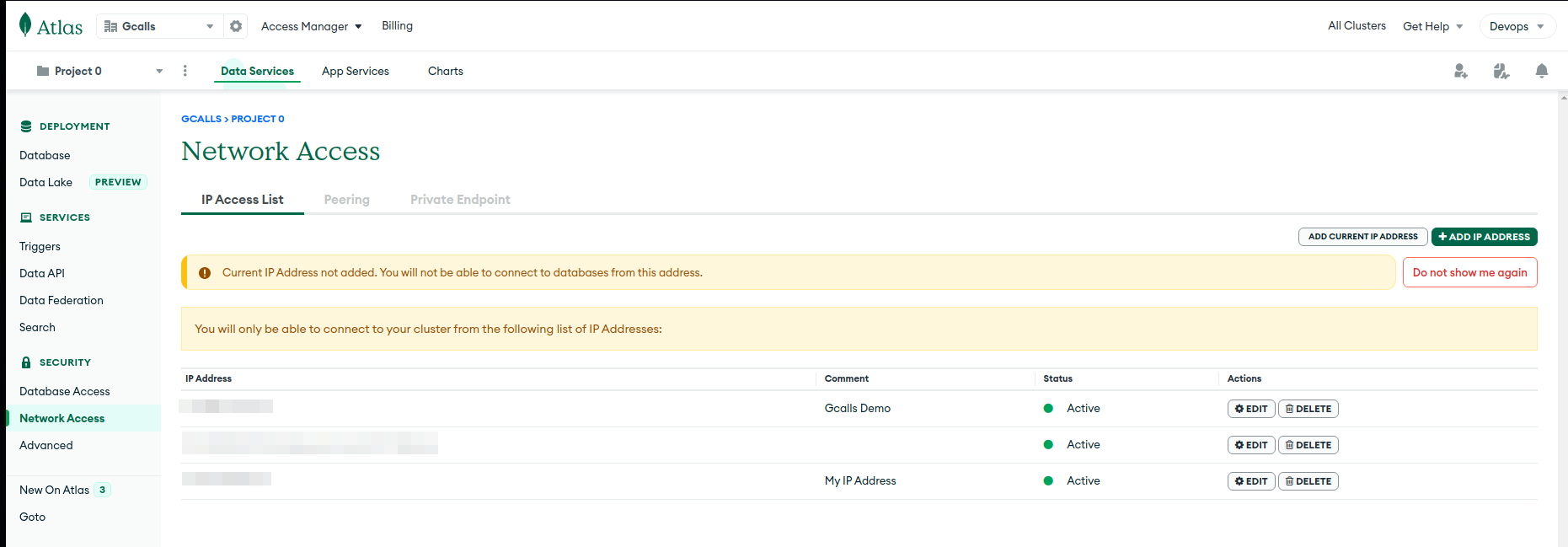 MongoDB Atlas